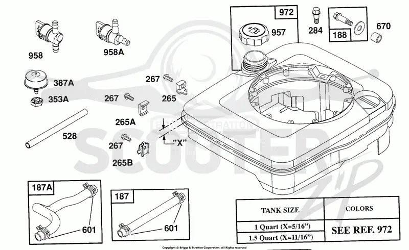 Fuel Tank Assy, Hoses