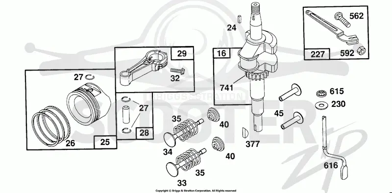 Crankshaft, Piston Group