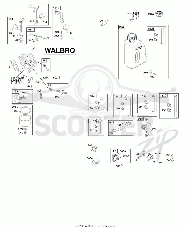 Carburetor, Fuel Supply