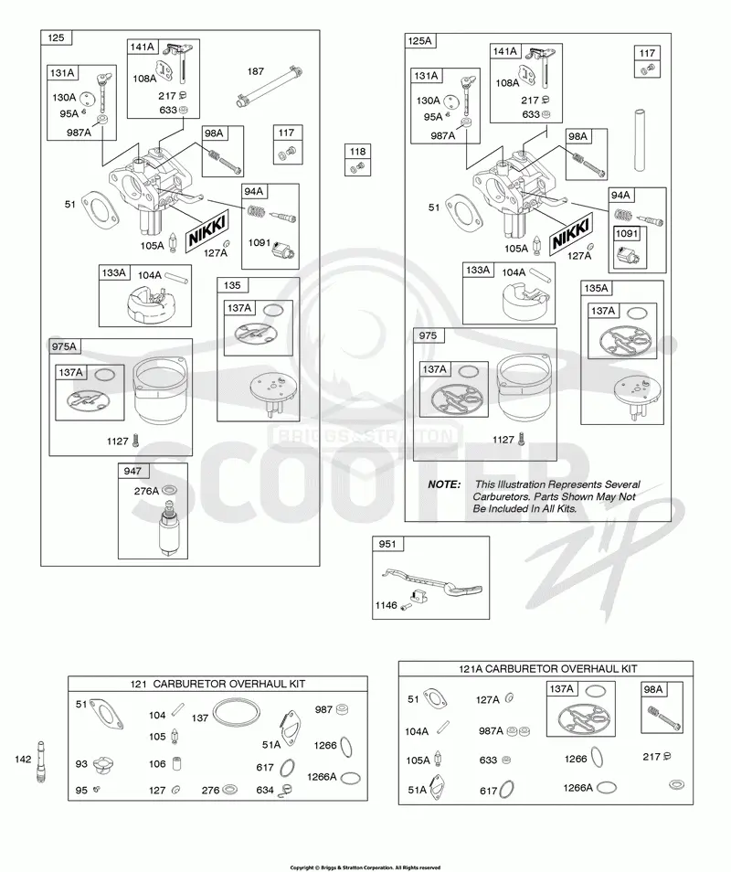 Carburetor, Kit - Carburetor Overhaul