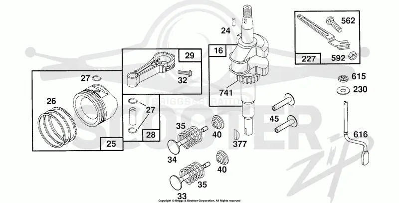Crankshaft, Piston Group