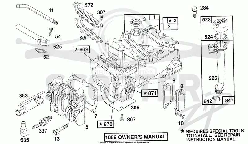 Cylinder,Cyl. Head,Oil Fill
