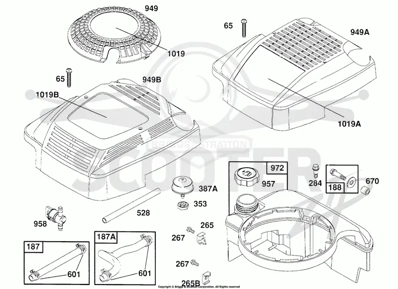 Fuel Tank Assy,Covers, Hoses