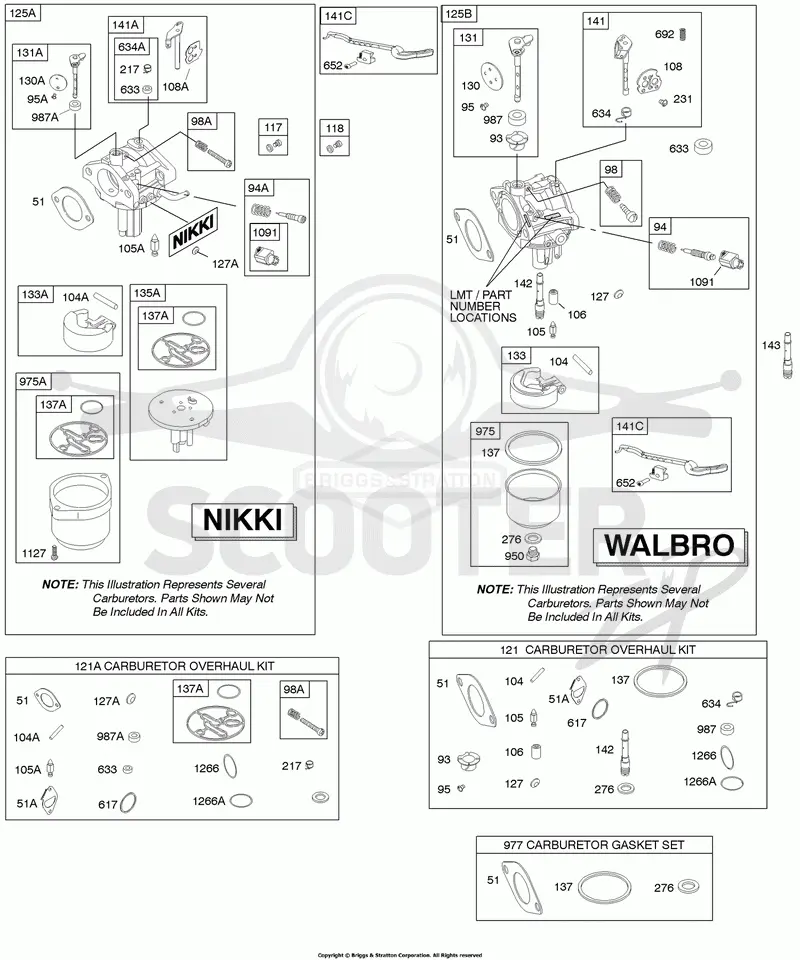 Carburetor, Kit - Carburetor Overhaul