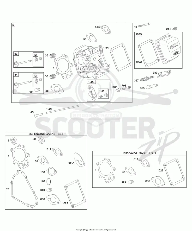 Cylinder Head, Gasket Set - Engine, Gasket Set - Valve, Valves
