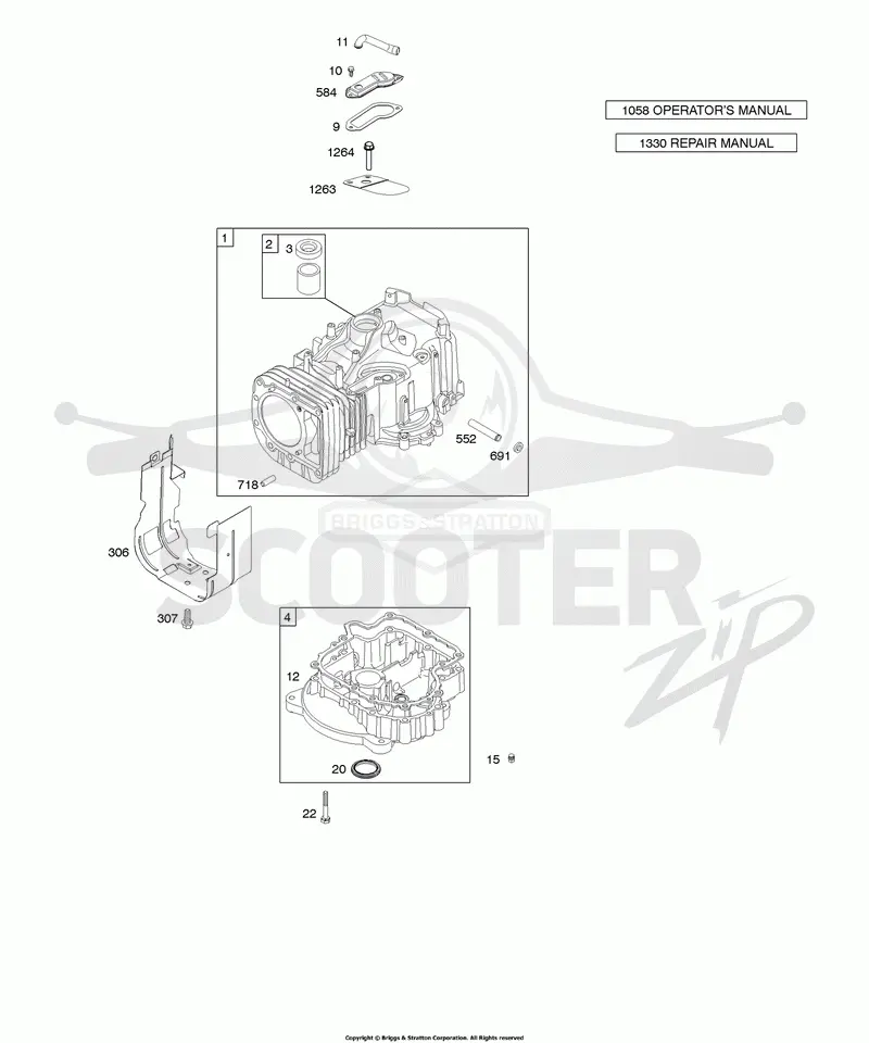Cylinder, Engine Sump