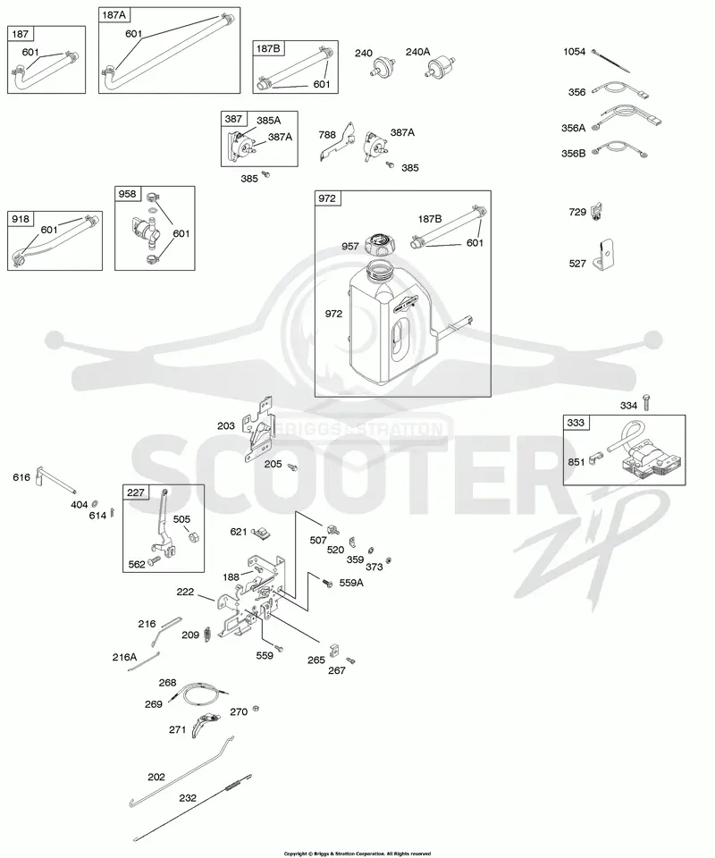 Controls, Fuel Supply, Governor Spring, Ignition