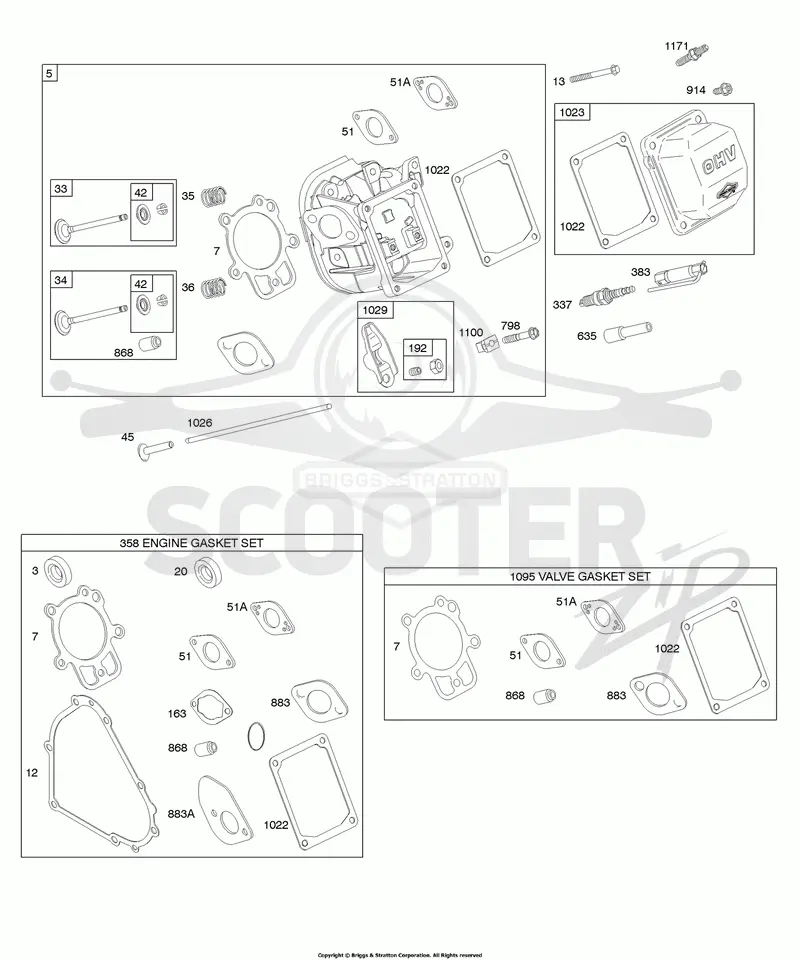 Cylinder Head, Gasket Set - Engine, Gasket Set - Valve, Valves
