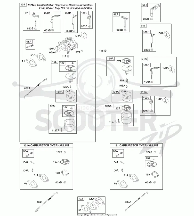 Carburetor, Kit - Carburetor Overhaul