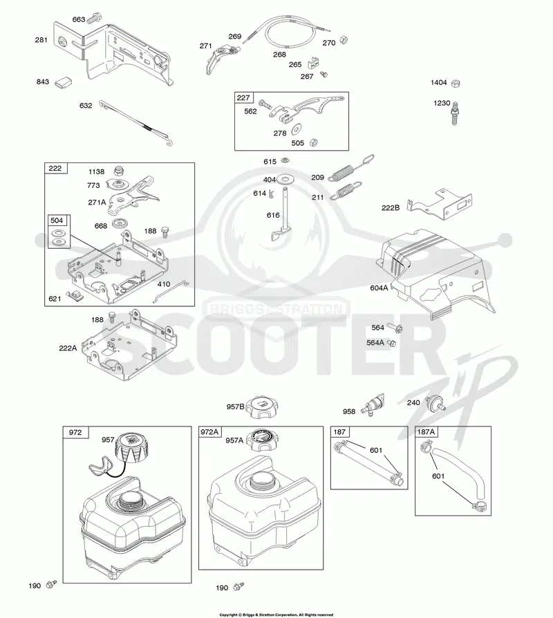 Controls, Fuel Supply, Governor Spring