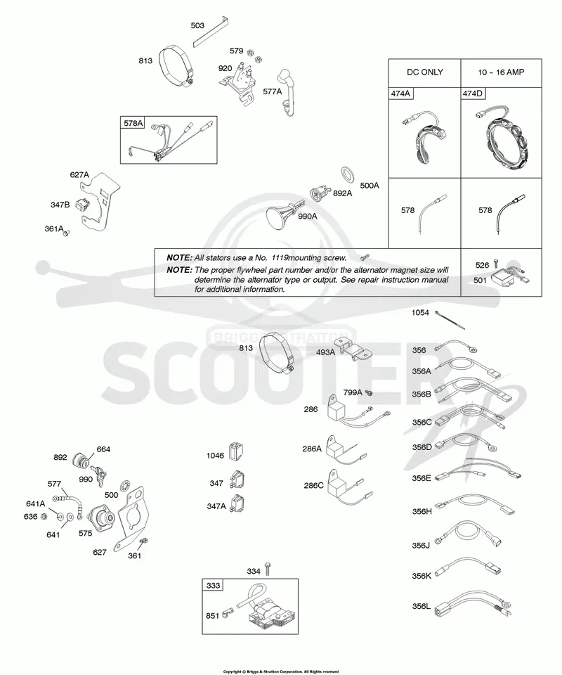 Alternator, Ignition