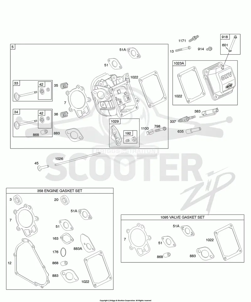 Cylinder Head, Gasket Set - Engine, Gasket Set - Valve, Valves