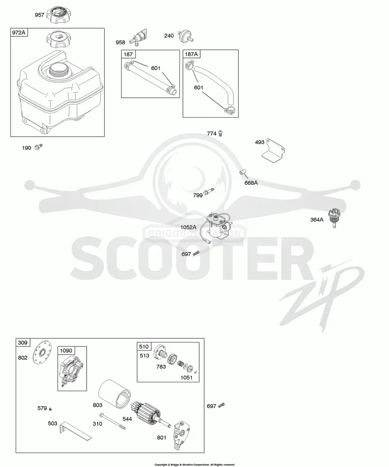 Electric Starter, Fuel Supply