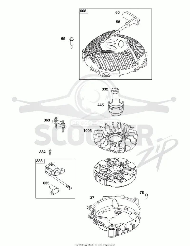 Flywheel, Ignition, and Starter Group