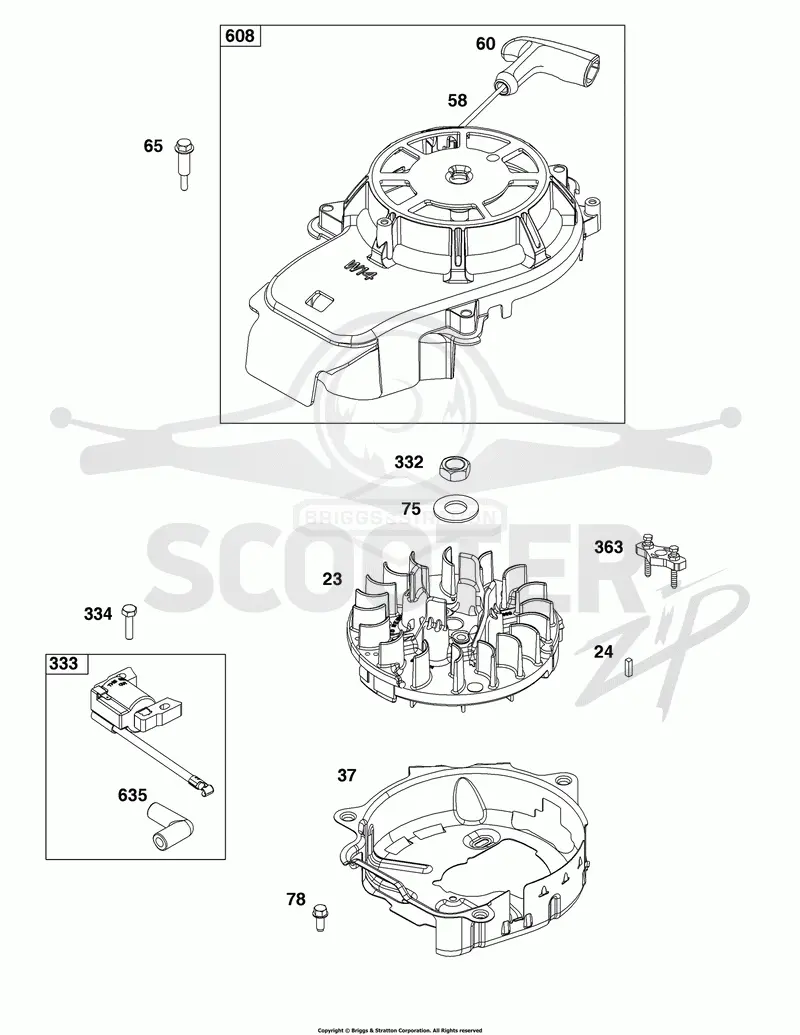 Flywheel, Ignition, and Starter Group