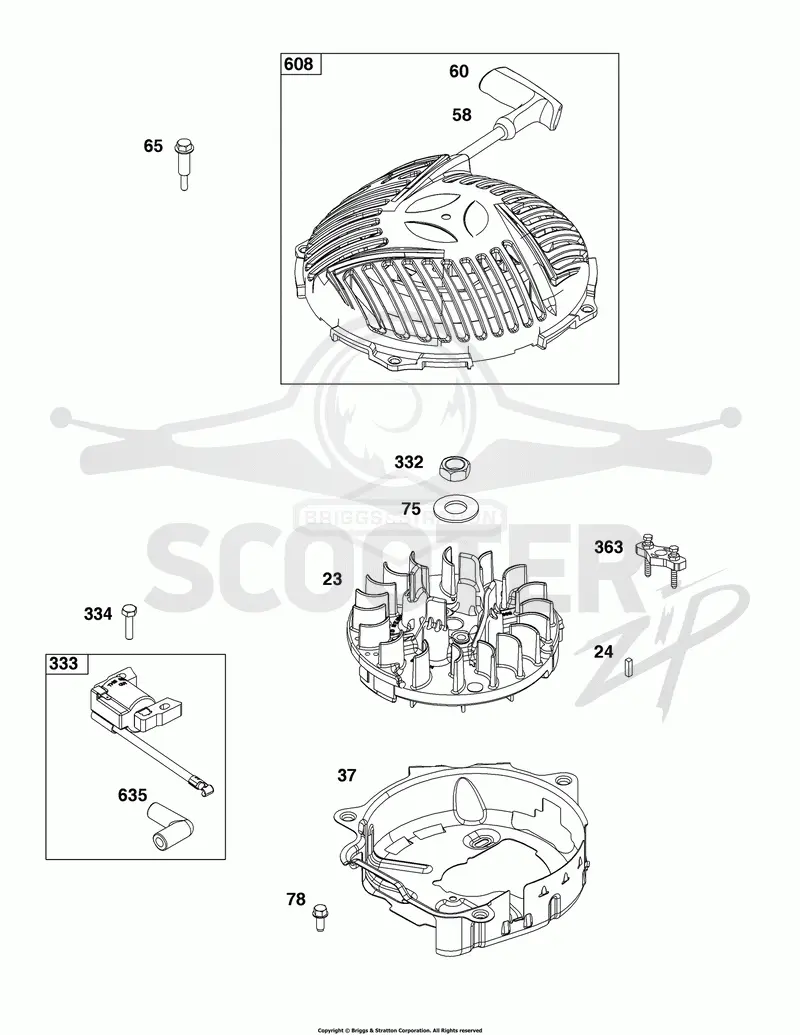 Flywheel, Ignition, and Starter Group
