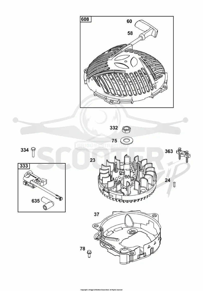 Flywheel, Ignition, and Starter Group