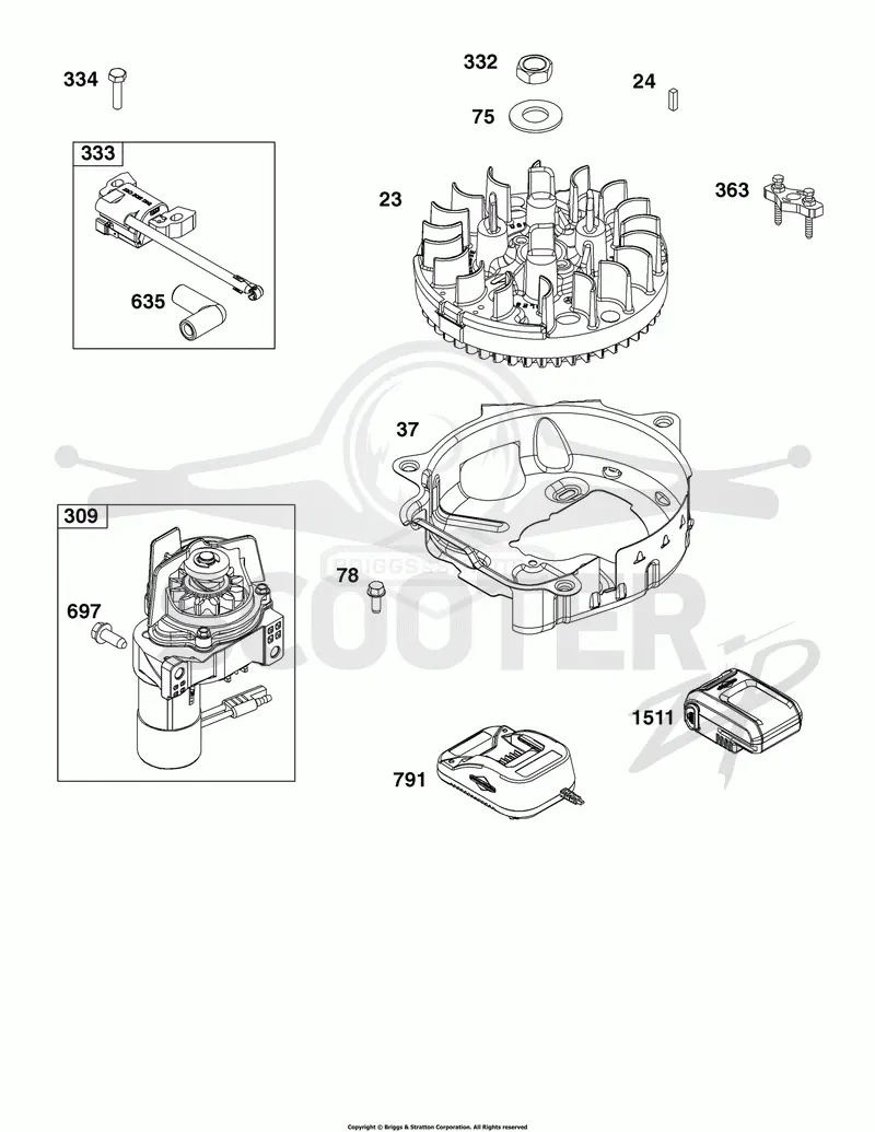 Flywheel, Ignition, and Starter Group