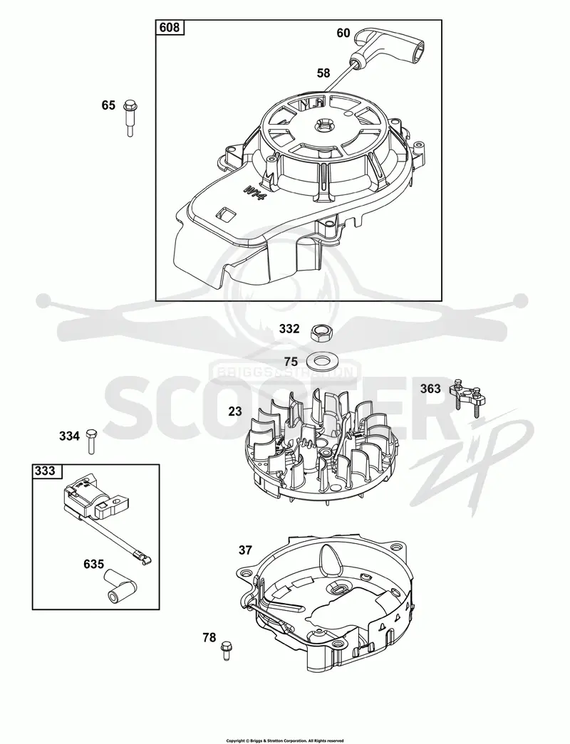 Flywheel, Ignition, and Starter Group
