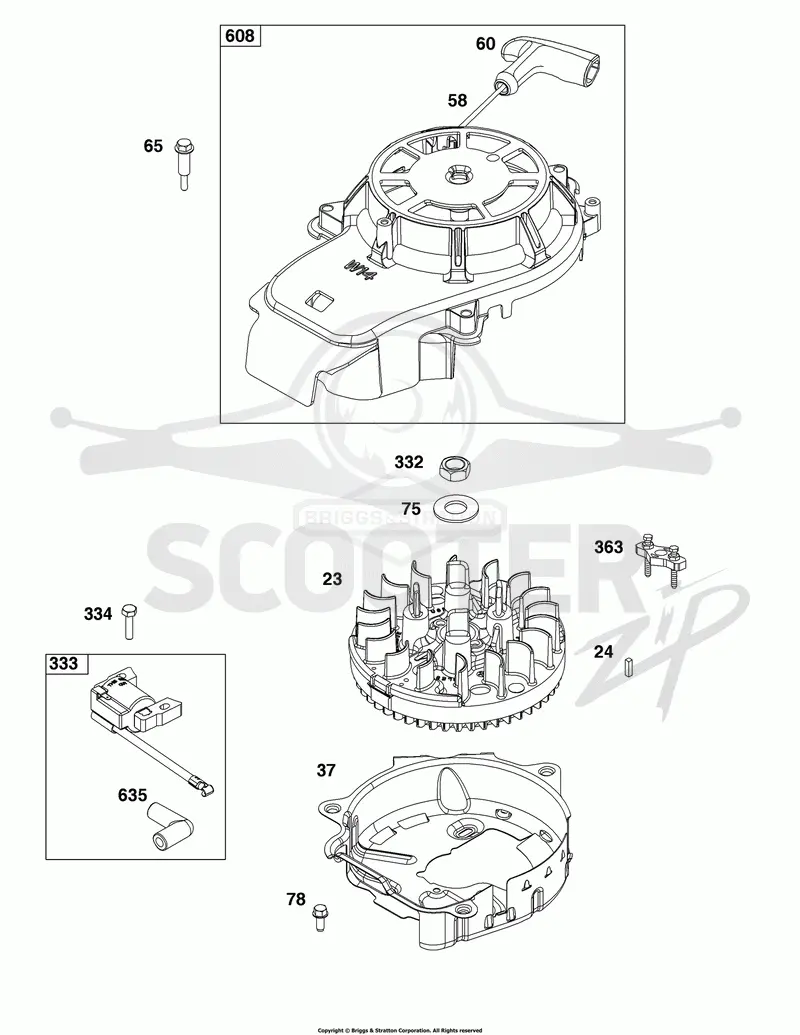 Flywheel, Ignition, and Starter Group