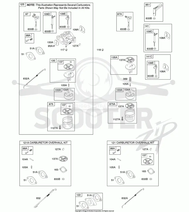 Carburetor, Kit - Carburetor Overhaul