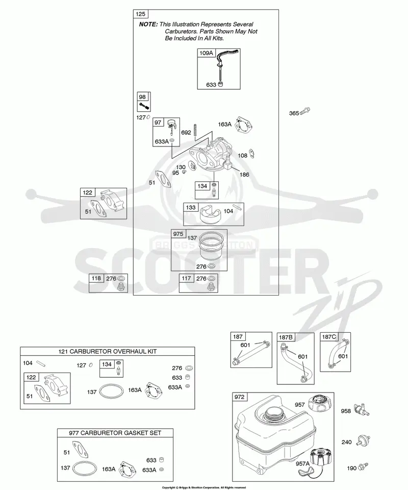 Carburetor, Fuel Supply