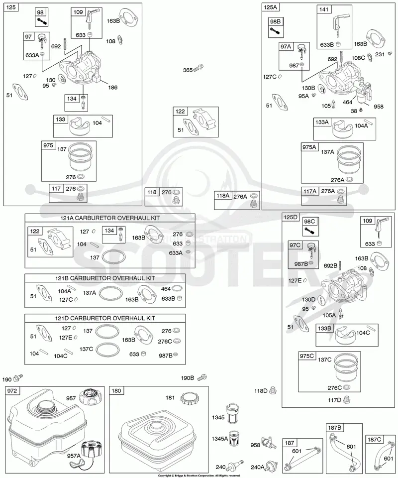Carburetor, Fuel Supply