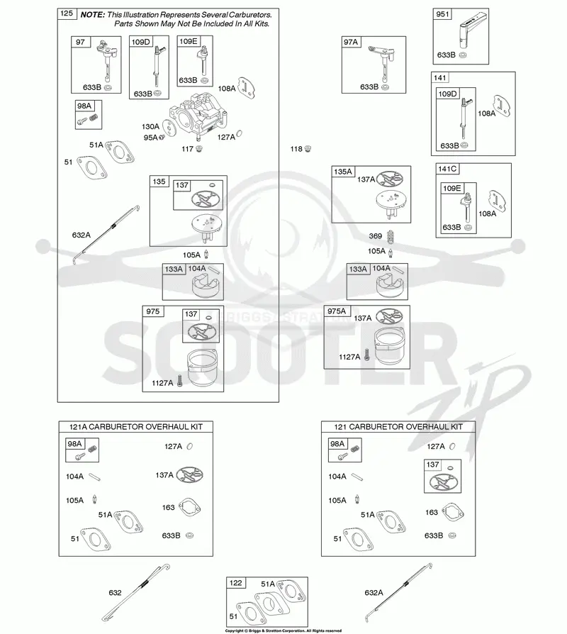 Carburetor, Kit - Carburetor Overhaul
