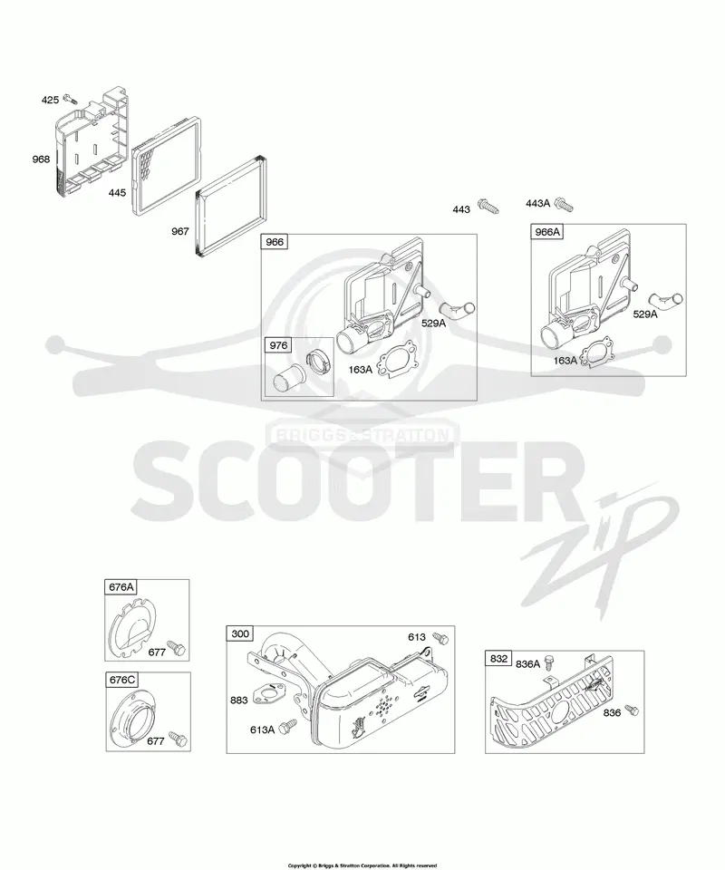 Air Cleaner, Exhaust System