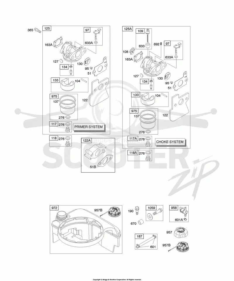 Carburetor, Fuel Supply