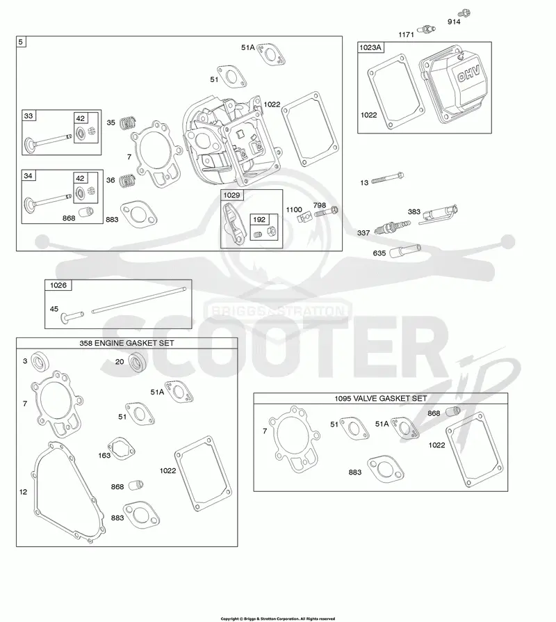 Cylinder Head, Gasket Set - Engine, Gasket Set - Valve, Valves
