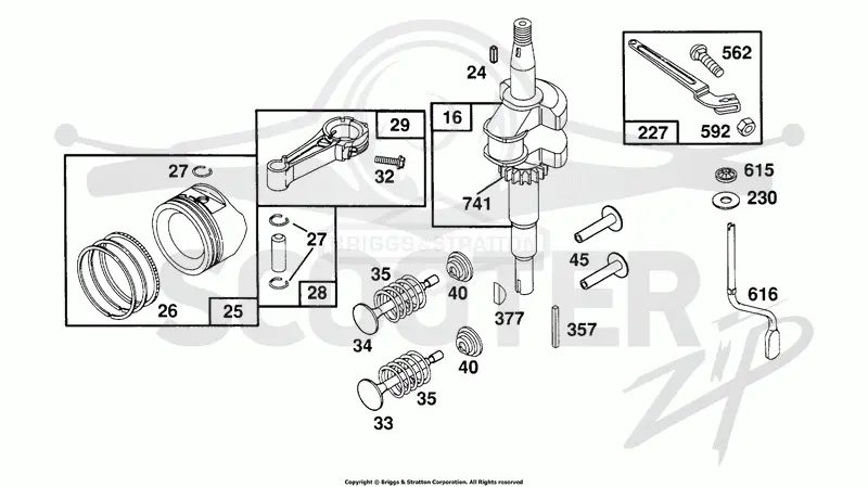 Crankshaft, Piston Group