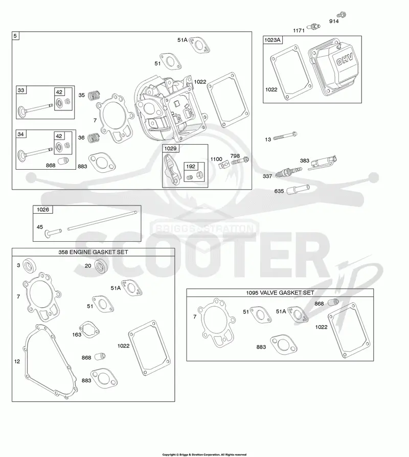 Cylinder Head, Gasket Set - Engine, Gasket Set - Valve, Valves