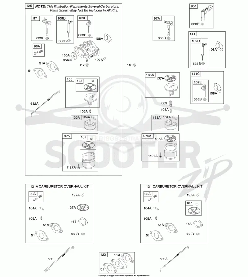 Carburetor, Kit - Carburetor Overhaul