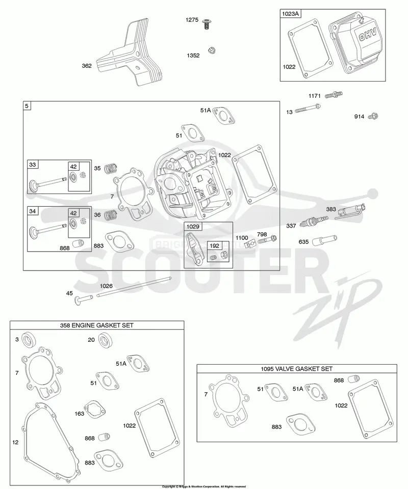 Cylinder Head, Gasket Set - Engine, Gasket Set - Valve, Valves
