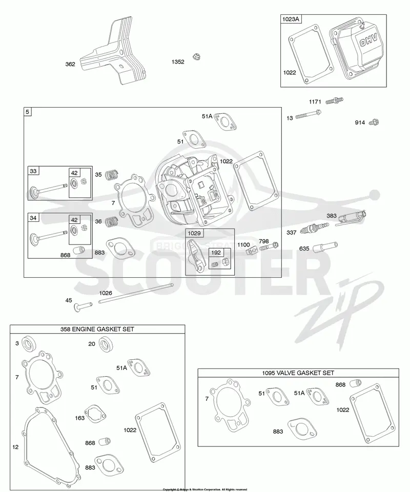 Cylinder Head, Gasket Set - Engine, Gasket Set - Valve, Valves