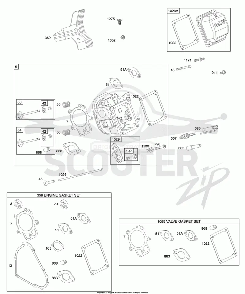 Cylinder Head, Gasket Set - Engine, Gasket Set - Valve, Valves