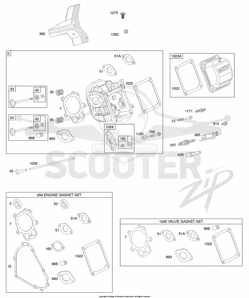 Cylinder Head, Gasket Set - Engine, Gasket Set - Valve, Valves
