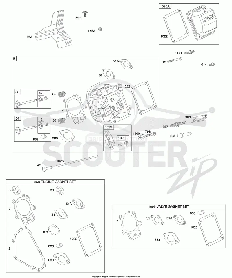Cylinder Head, Gasket Set - Engine, Gasket Set - Valve, Valves