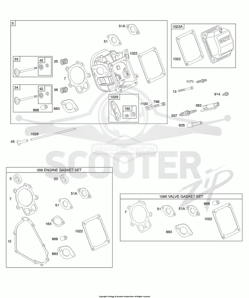 Cylinder Head, Gasket Set - Engine, Gasket Set - Valve, Valves