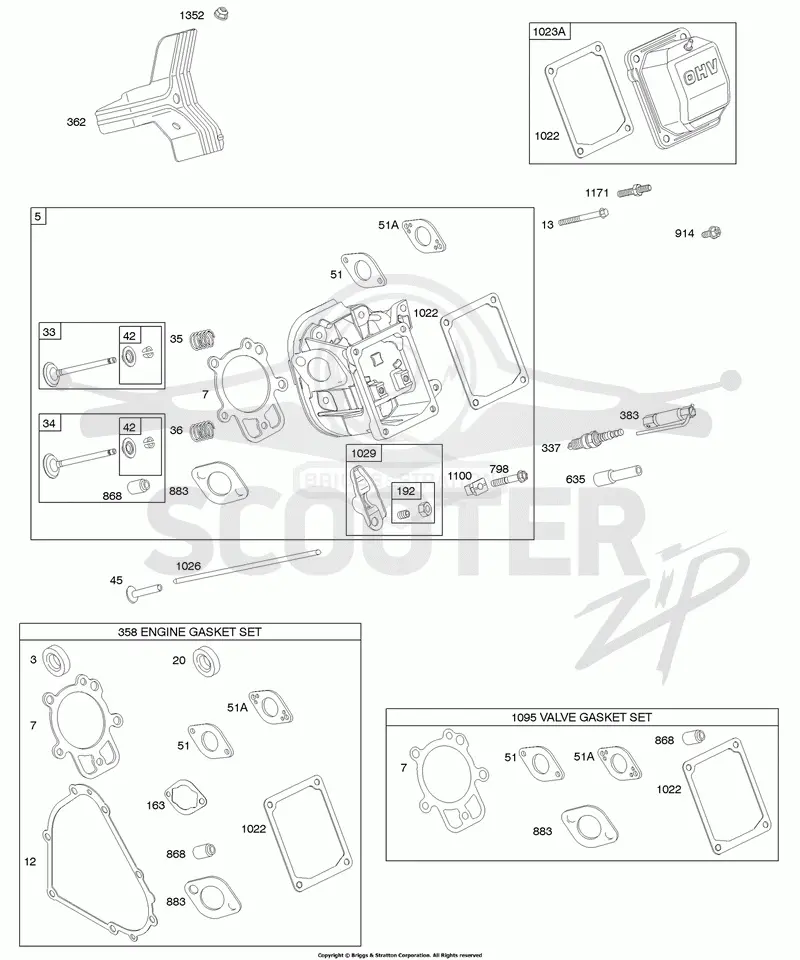 Cylinder Head, Gasket Set - Engine, Gasket Set - Valve, Valves