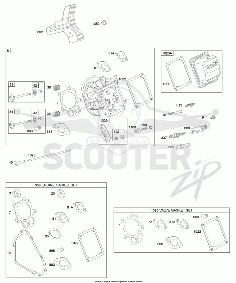 Cylinder Head, Gasket Set - Engine, Gasket Set - Valve, Valves