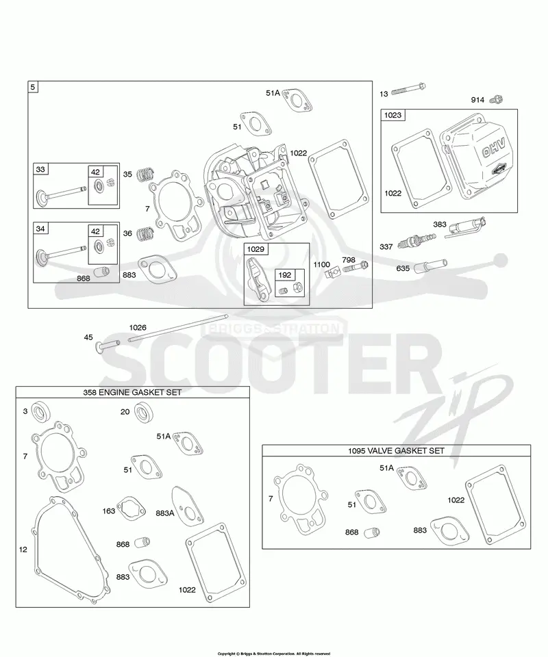 Cylinder Head, Gasket Set - Engine, Gasket Set - Valve, Valves