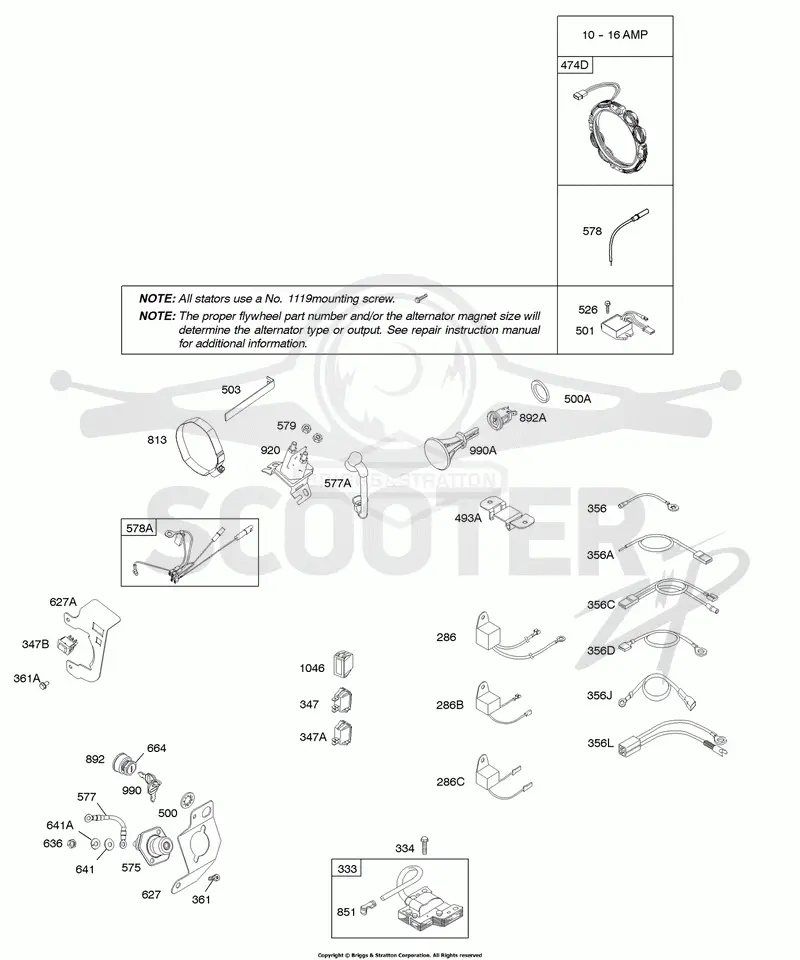 Alternator, Ignition