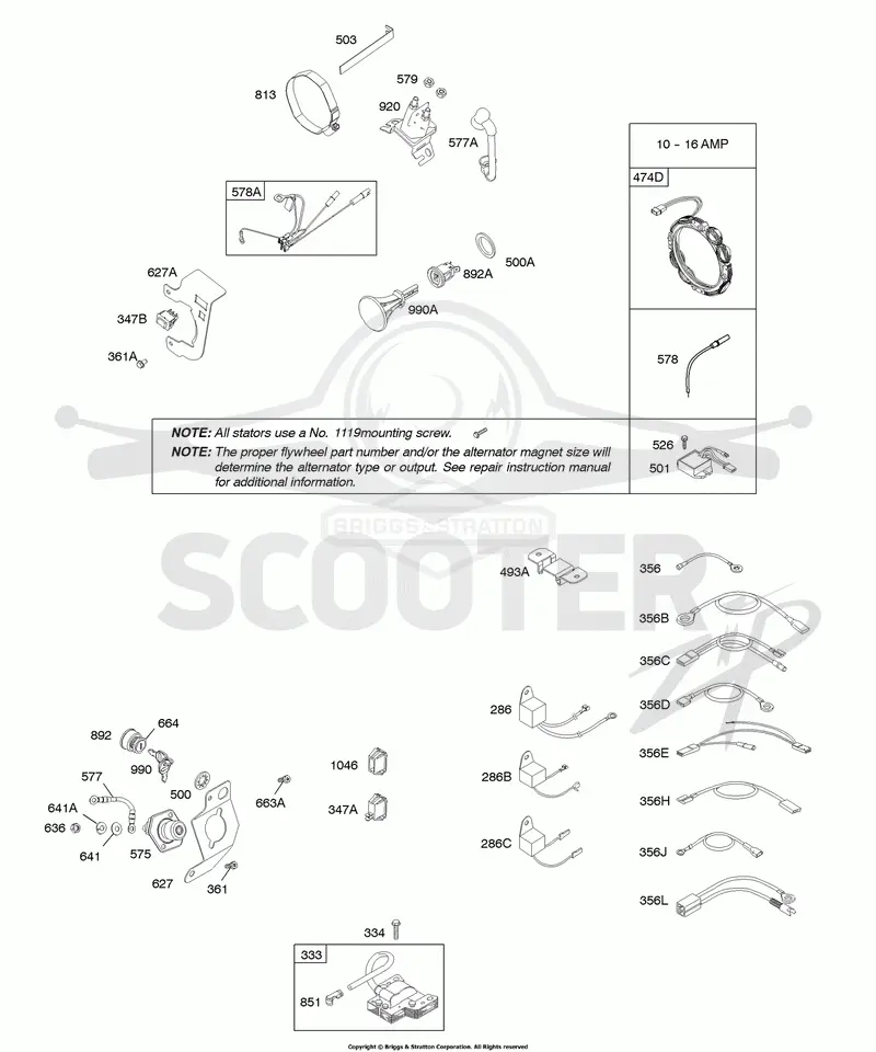 Alternator, Ignition