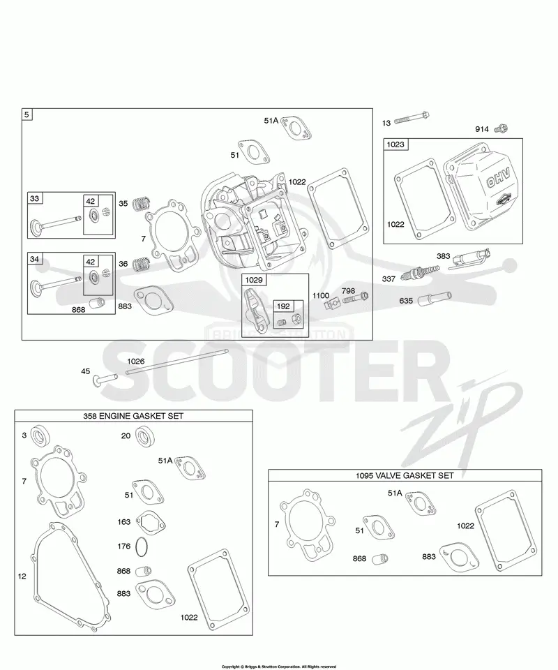 Cylinder Head, Gasket Set - Engine, Gasket Set - Valve, Valves