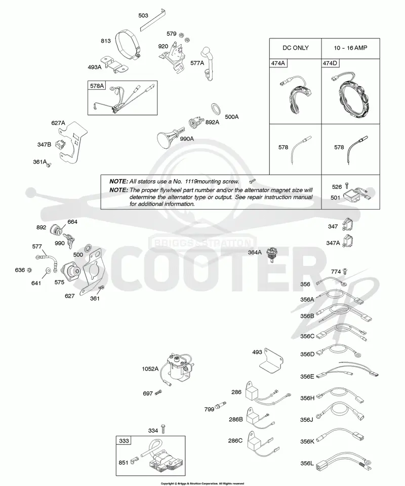Alternator, Ignition