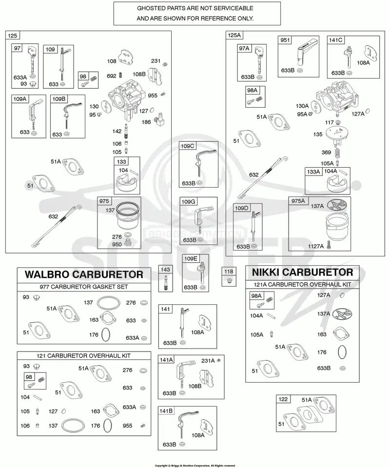 Carburetor, Kit - Carburetor Overhaul