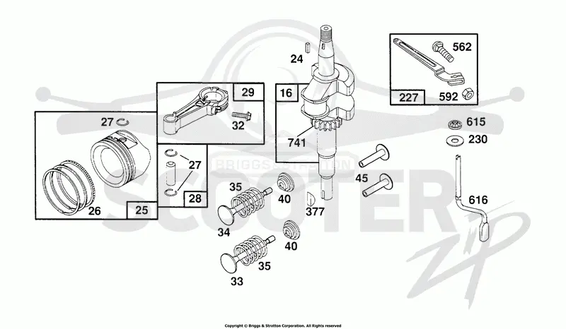 Crankshaft, Piston Group