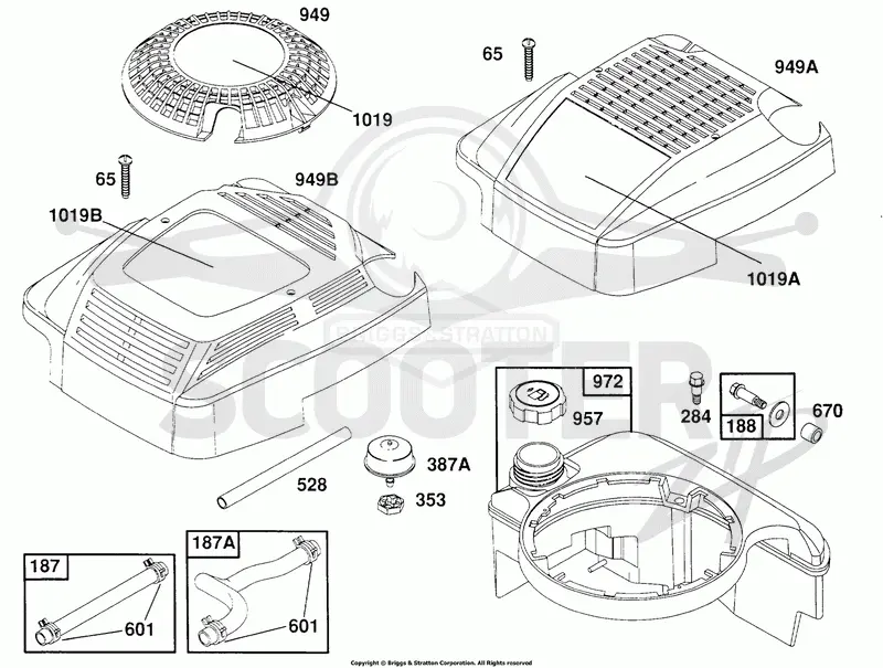Fuel Tank Assy,Covers, Hoses